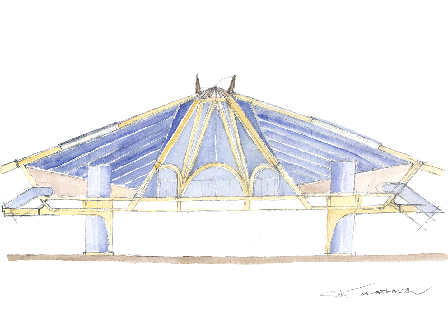 卡拉特拉瓦新作:比利时蒙斯火车站